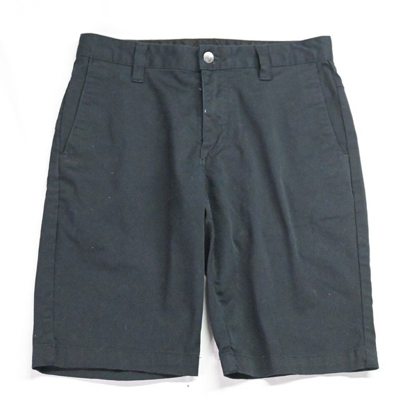 Volcom‎ 28 x 10" Black A09117V3 Vmonty Stretch True to This Chino Shorts - Picture 1 of 7